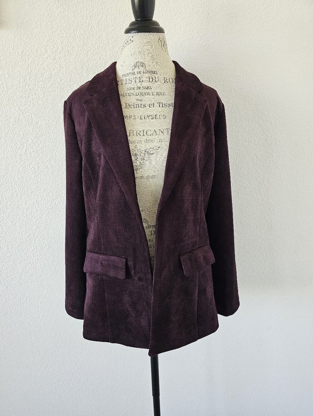 Liverpool Los Angeles Faux Suede Open Front Blazer Size S New With Tags